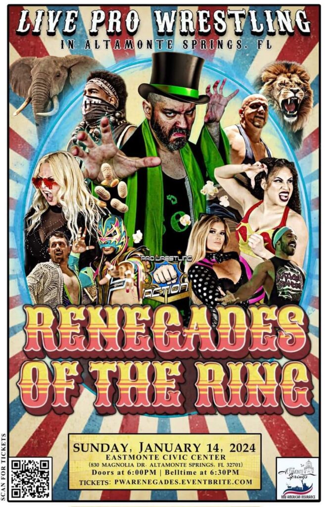 Pro Wrestling Action presents Renegades of the Ring 2024!